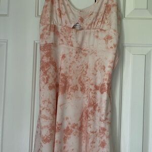 Abercrombie & Fitch Pink Tie-Dye Mini Dress